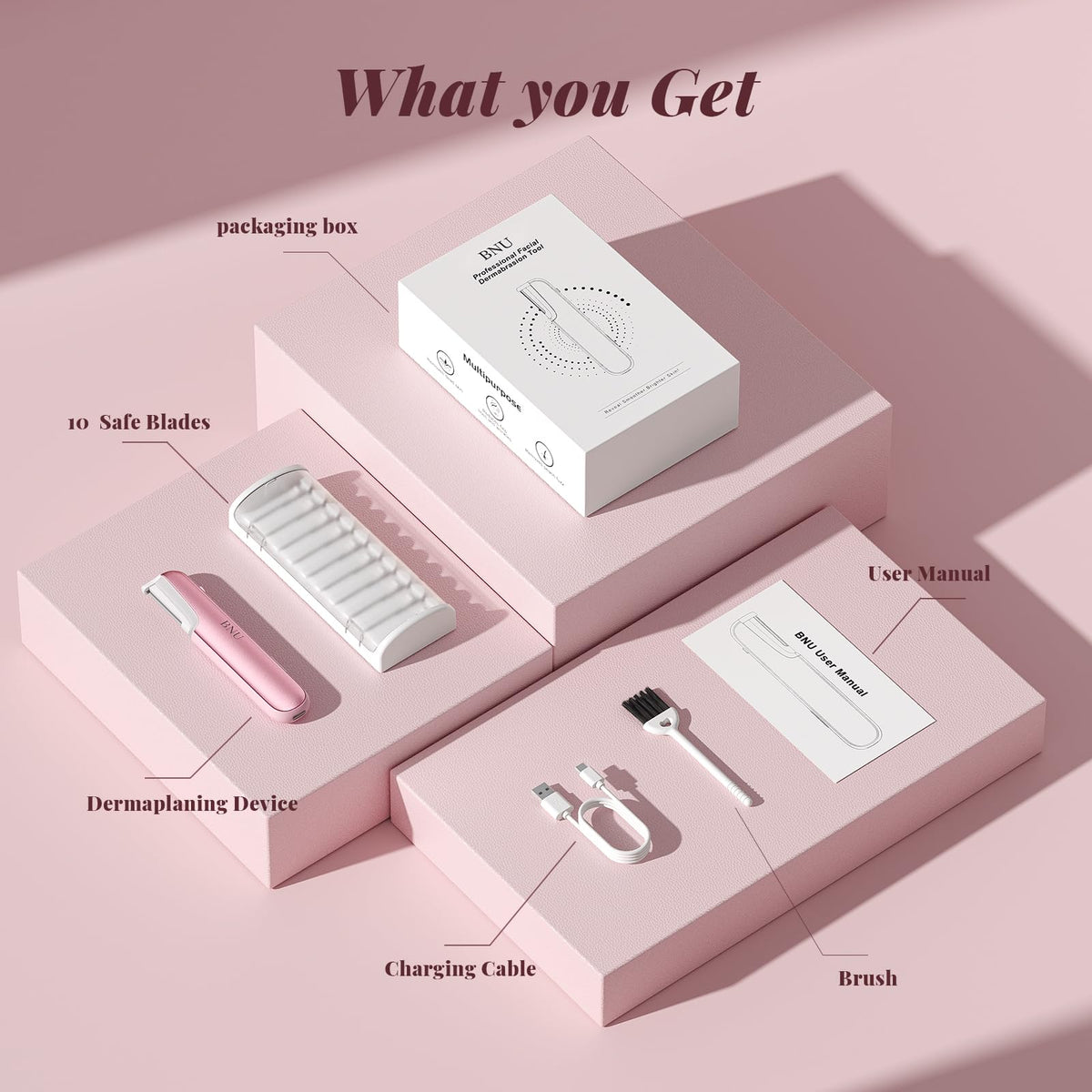 BNU Dermaplane Razor portable travel-friendly design