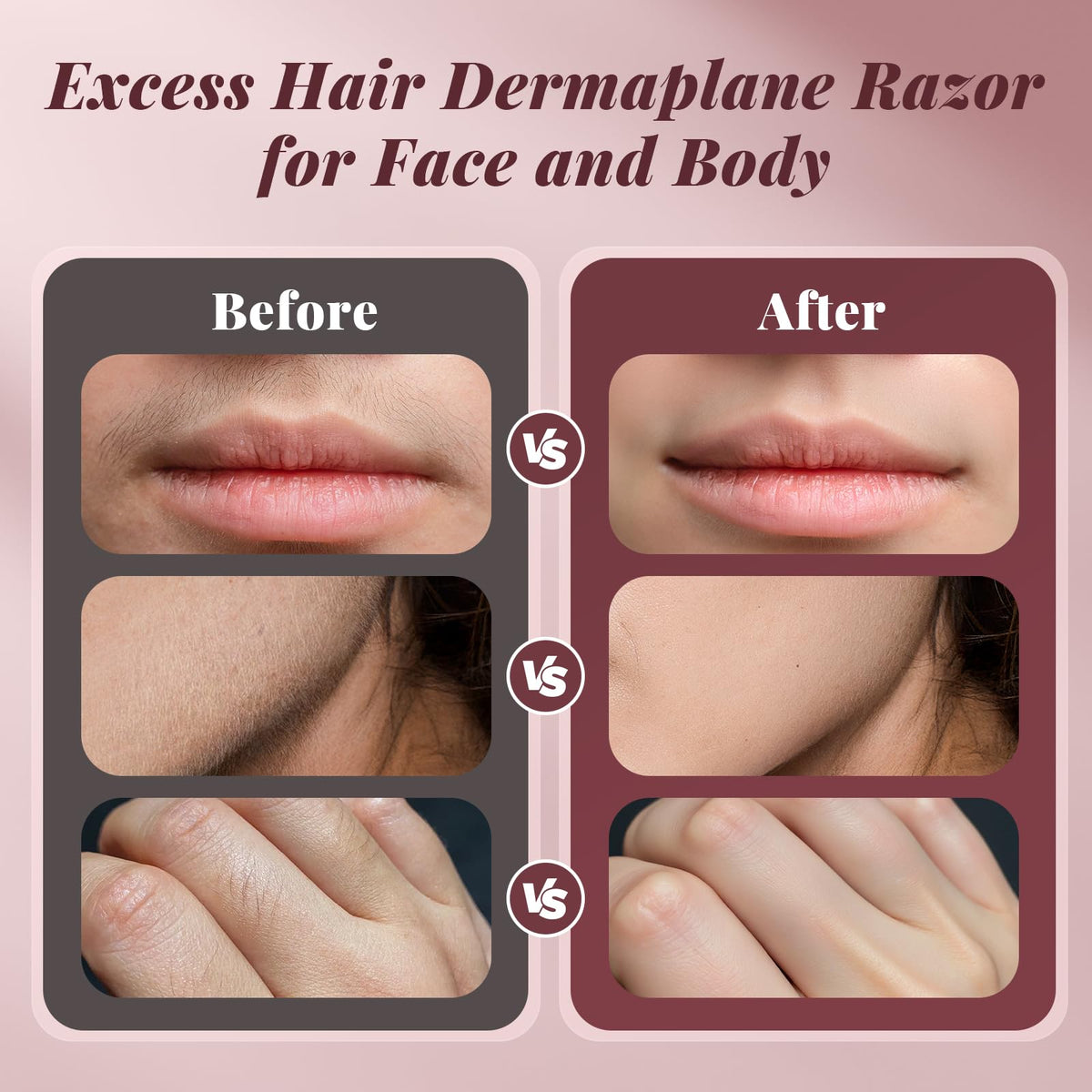 BNU Dermaplane Razor precision blades for gentle hair removal