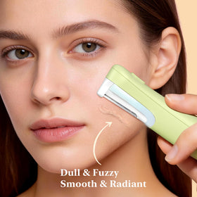 BNU Dermaplaning Tool LED Light: enhances visibility for even peach fuzz removal