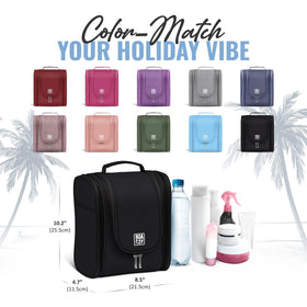 Boacay multi-pocket design helps organize cosmetics and accessories efficiently.