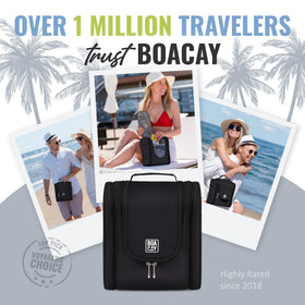 Boacay multifunctional organizer doubles as makeup and hygiene kit.