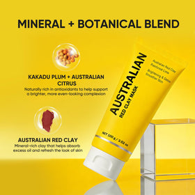 Boaccy face mask applied on clean skin for purifying weekly treatment.