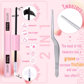 Boahankuke 80D lashes 10-18mm rich volume