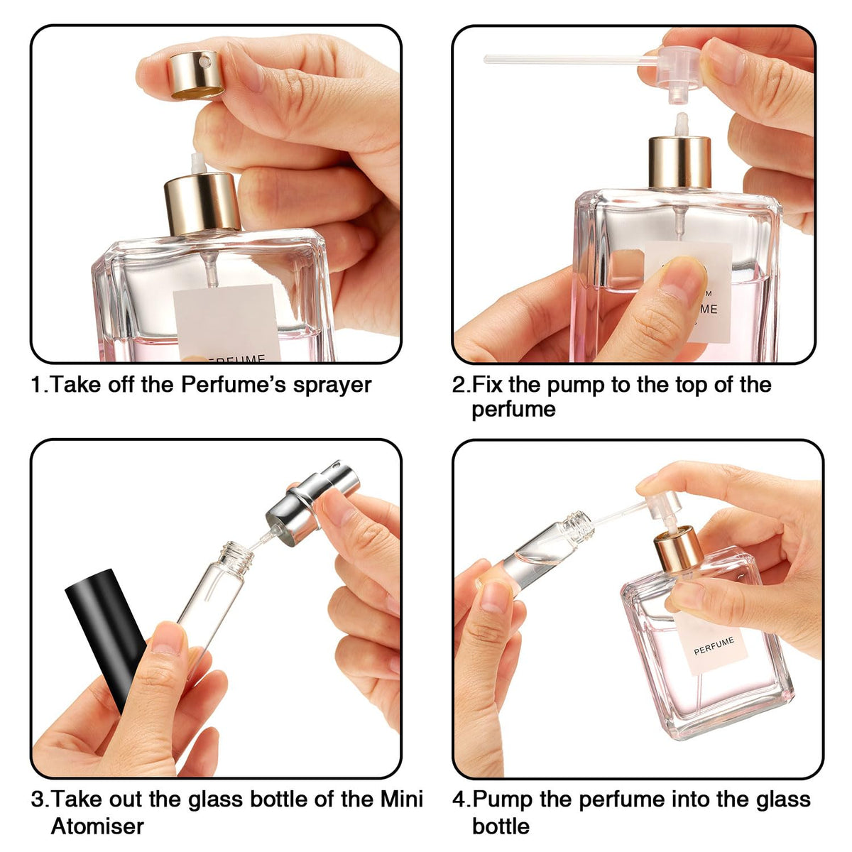 Aluminum shell protects the glass inner for durable travel.
