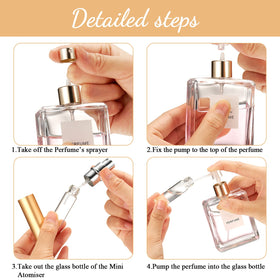 Boao compact 10ml bottles fit pockets, purses, and backpacks for quick fragrance refresh.