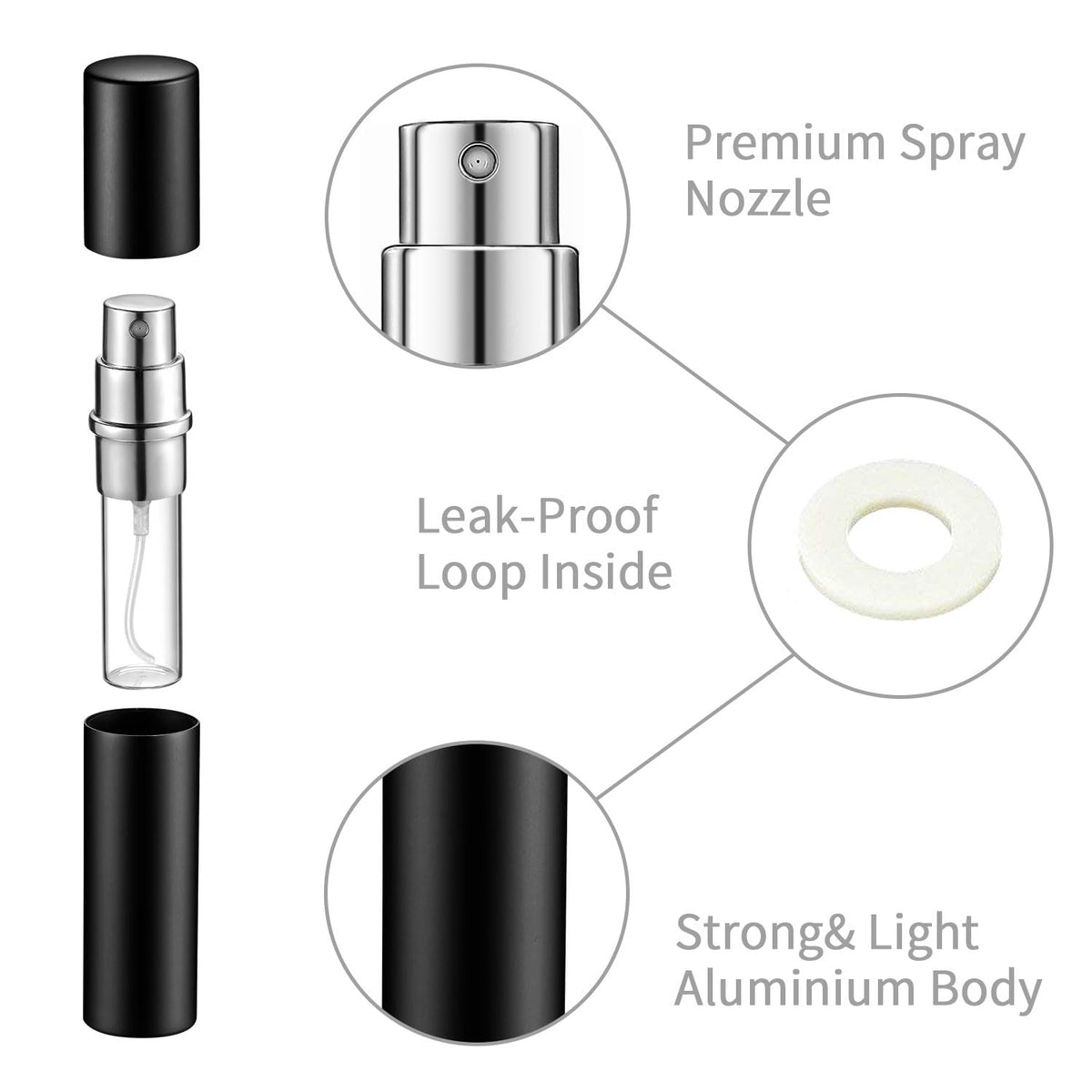 Compact 5ml bottle keeps fragrance portable and pocket-friendly.