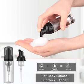 Boao dense foam pump action bottle delivers rich foam efficiently.