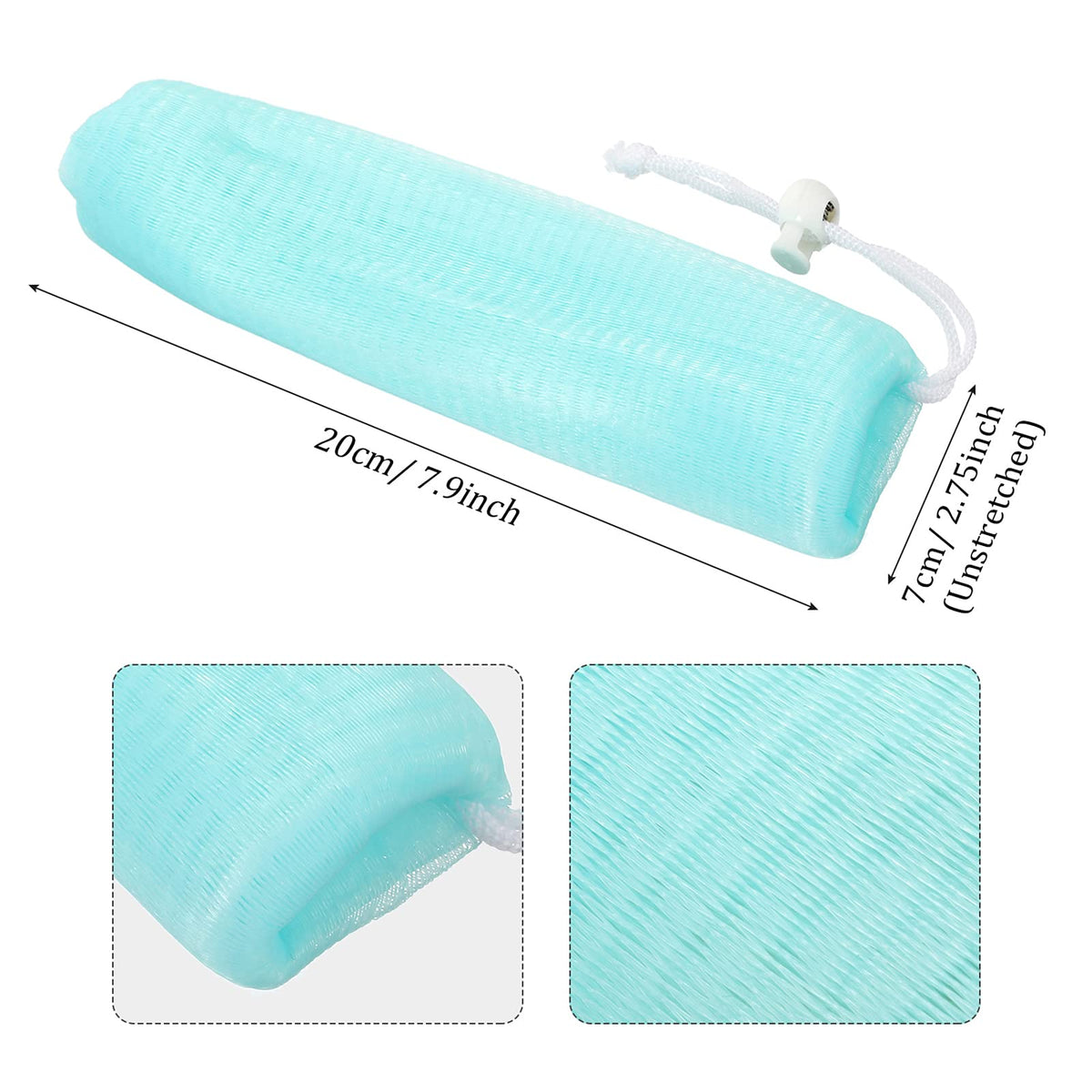 Boao exfoliating pouch boosts suds while pampering skin with mild texture.