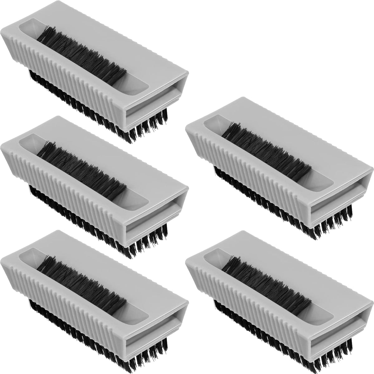 Boao five-piece nail brush set for thorough hand cleaning and nail care.