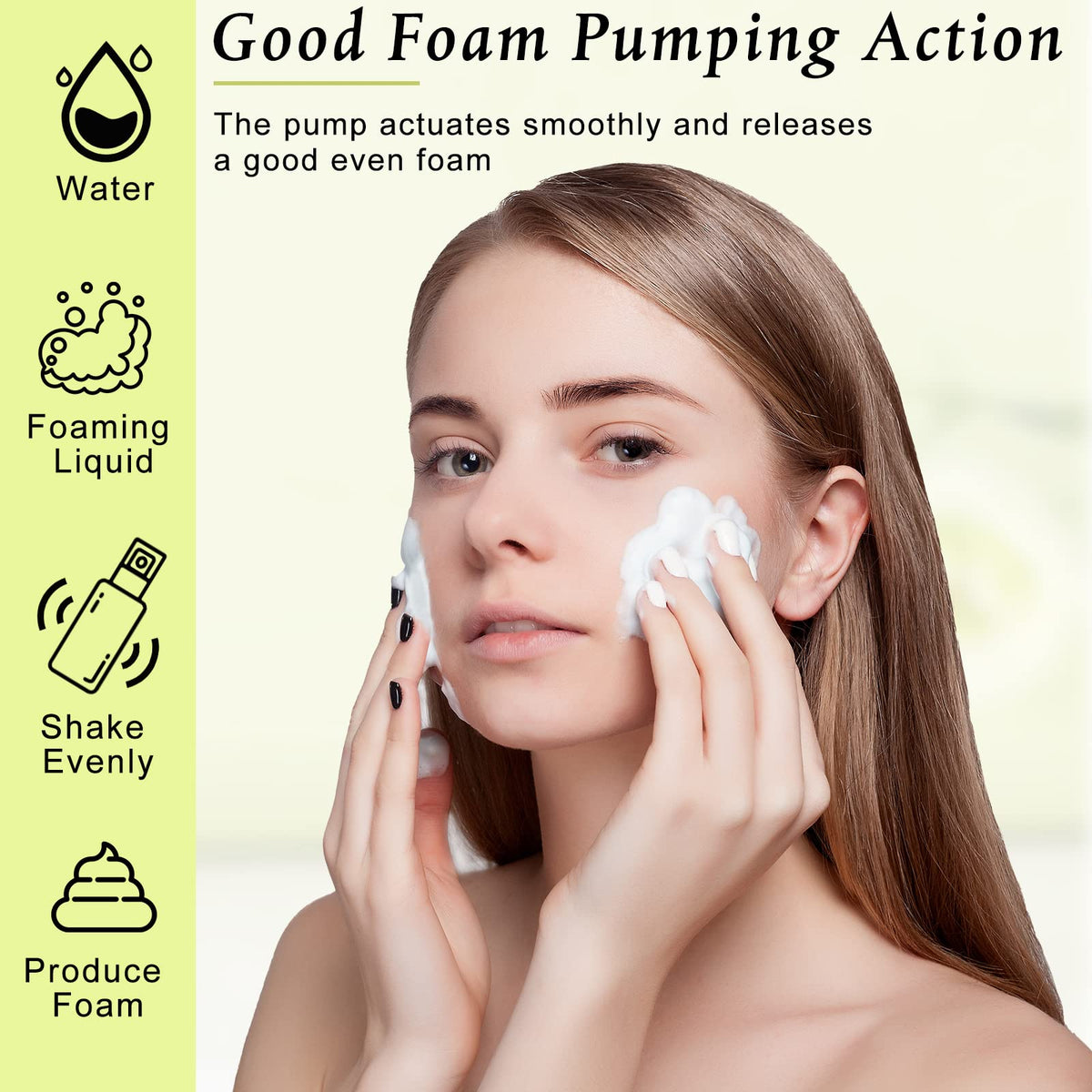 Boao bottle can be used as lash shampoo in bathroom settings