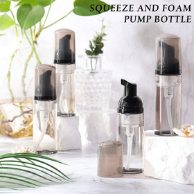 Boao leakproof foam dispenser with press button and thread seal.