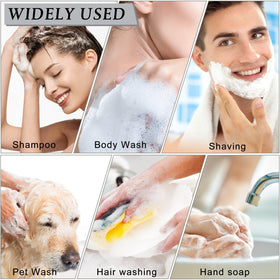 Boao multiuse dispenser set for cosmetics and cleansers.