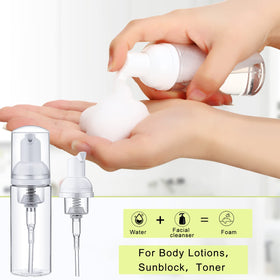 Boao pump-action foaming bottle demonstrates dense foam for efficient use