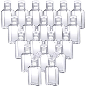 Boao 30ml travel bottles set with clear bodies for quick content checks