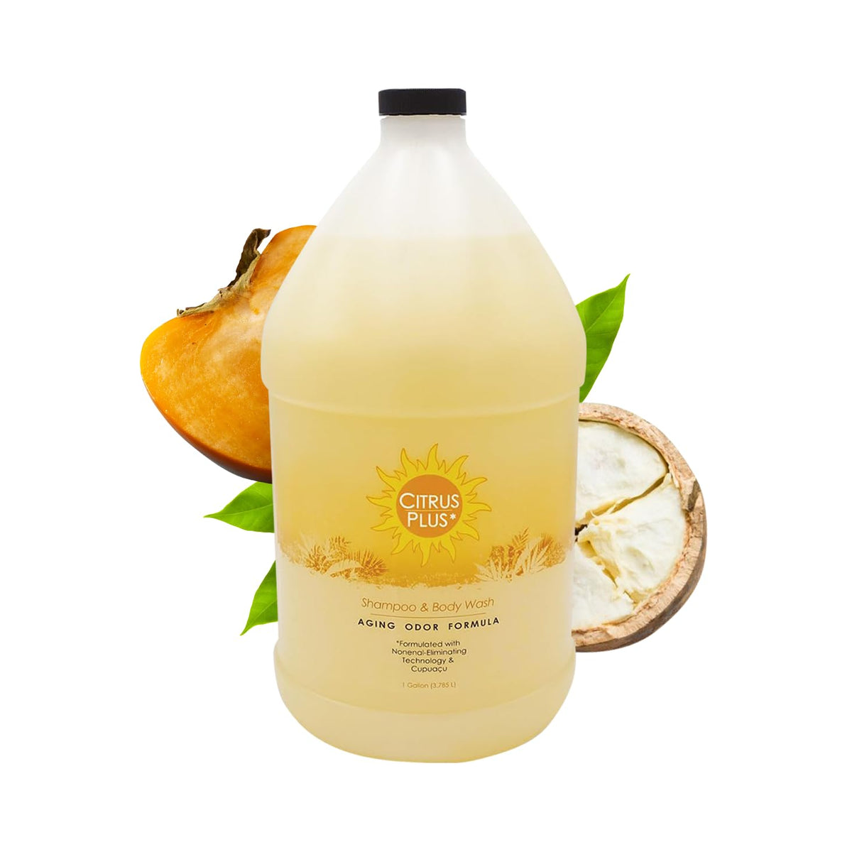 BoaVida Citrus Plus deodorizing shampoo bottle with citrus aroma for refreshed skin and hair