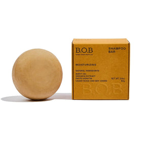 B.O.B Bars Over Bottles moisturizing shampoo bar for curly hair provides hydration and bounce