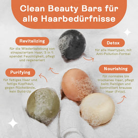 B.O.B Purifying Shampoo Bar showing rosemary scalp stimulation concept.