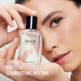 Bobbi Brown Beach packaging box showcases travel-friendly presentation for trips.
