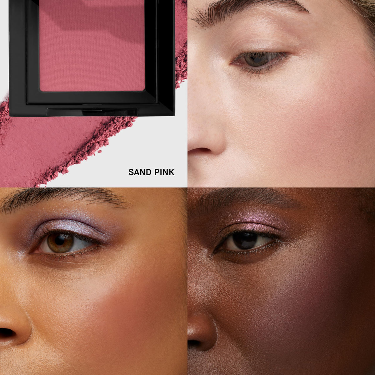 Bobbi Brown Blush Sand Pink swatch showing buildable color.
