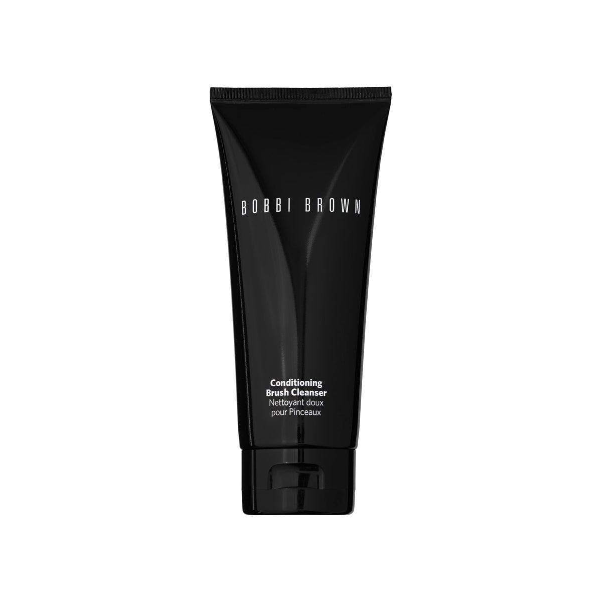 Bobbi Brown Conditioning Brush Cleanser bottle shows gentle brush cleansing.
