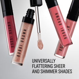 Bobbi Brown Crushed Oil-Infused Gloss non-stick texture close-up.