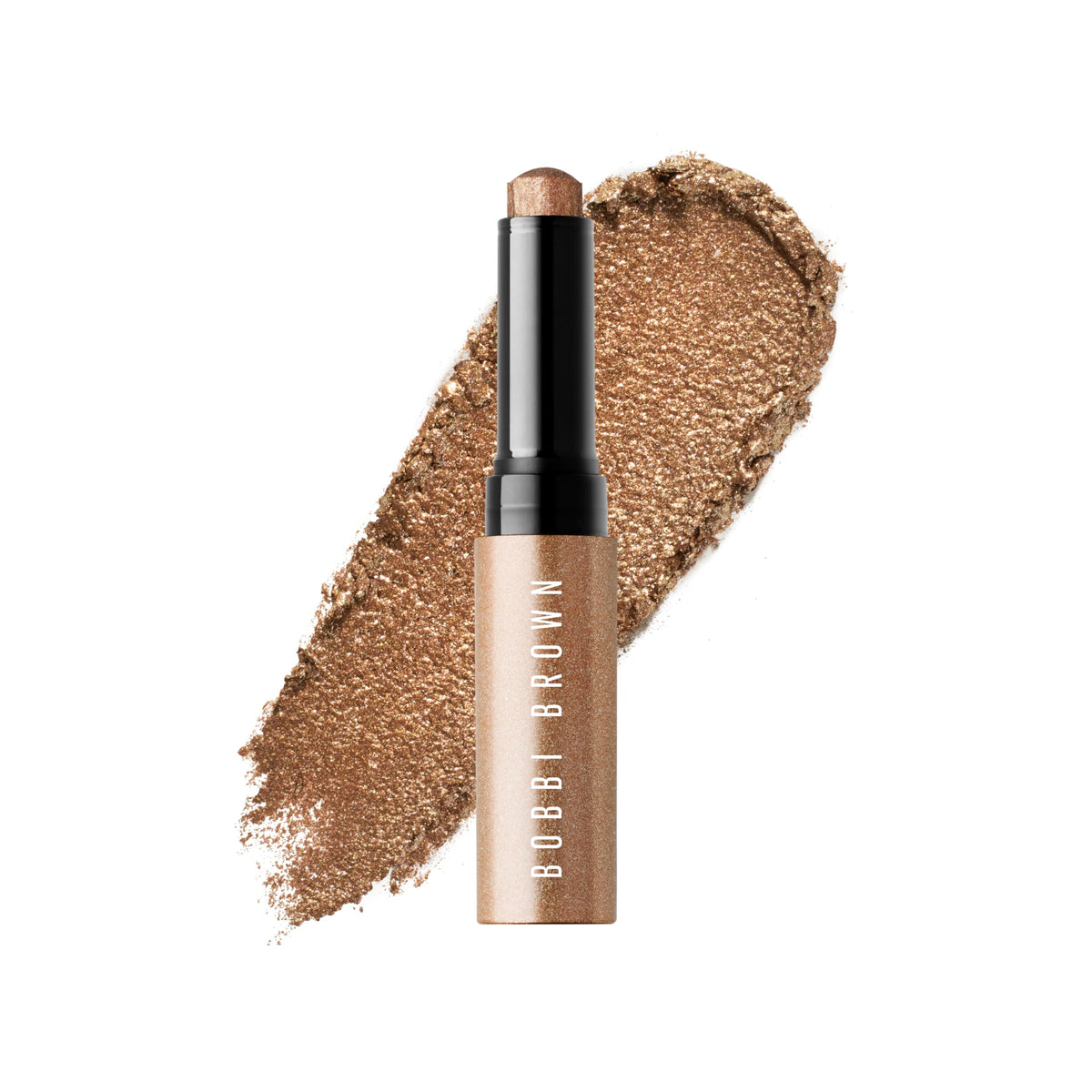 Bobbi Brown Crystal Eyes Shadow Stick packaging highlights premium design for easy gifting and display.