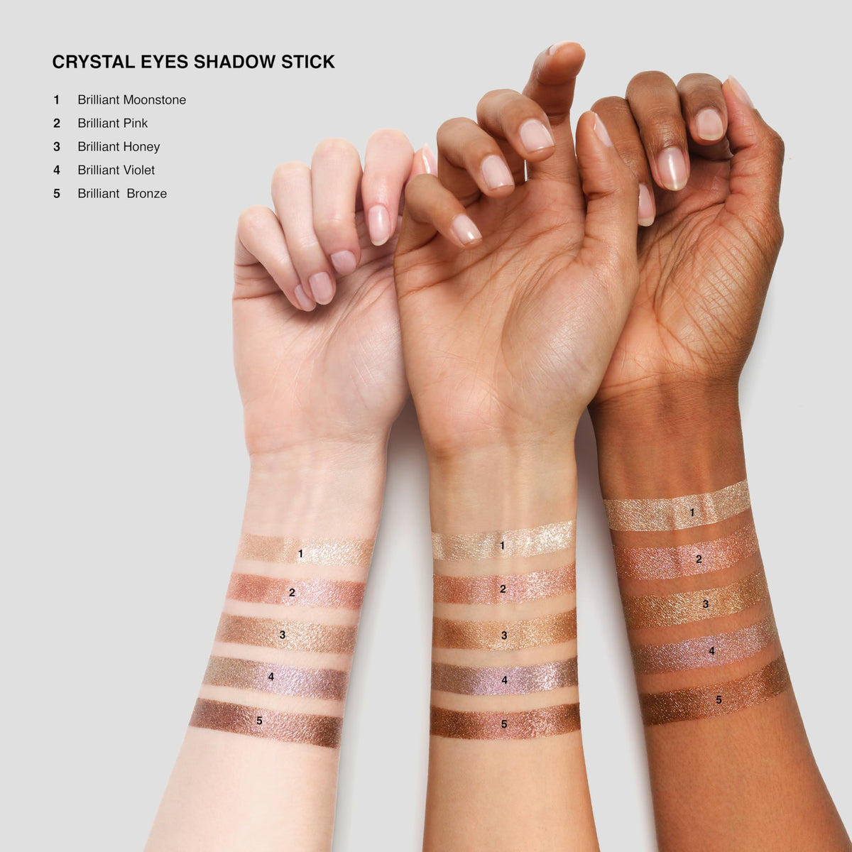 Bobbi Brown Crystal Eyes Shadow Stick serves as a long-wear look topper.