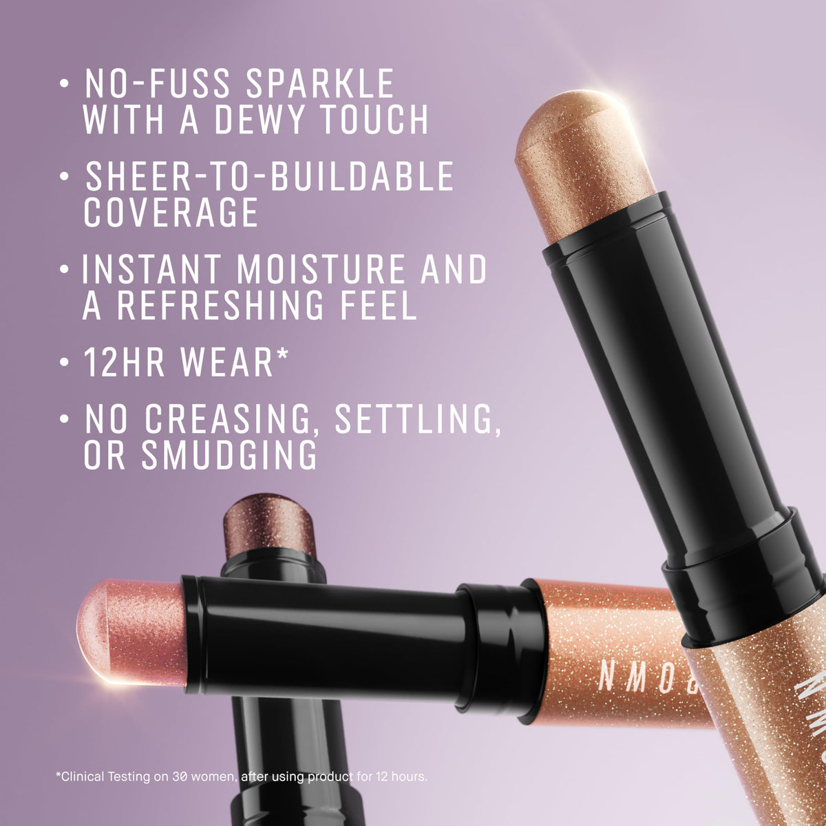 Water-based gel formula delivers dewy, refreshing feel on eyelids