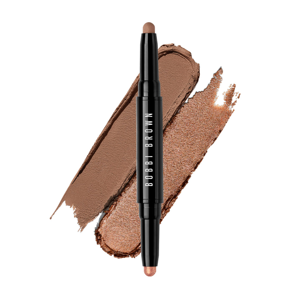 Bobbi Brown dual-ended long-wear cream shadow stick for swipe-and-go shading with crease-resistant color.