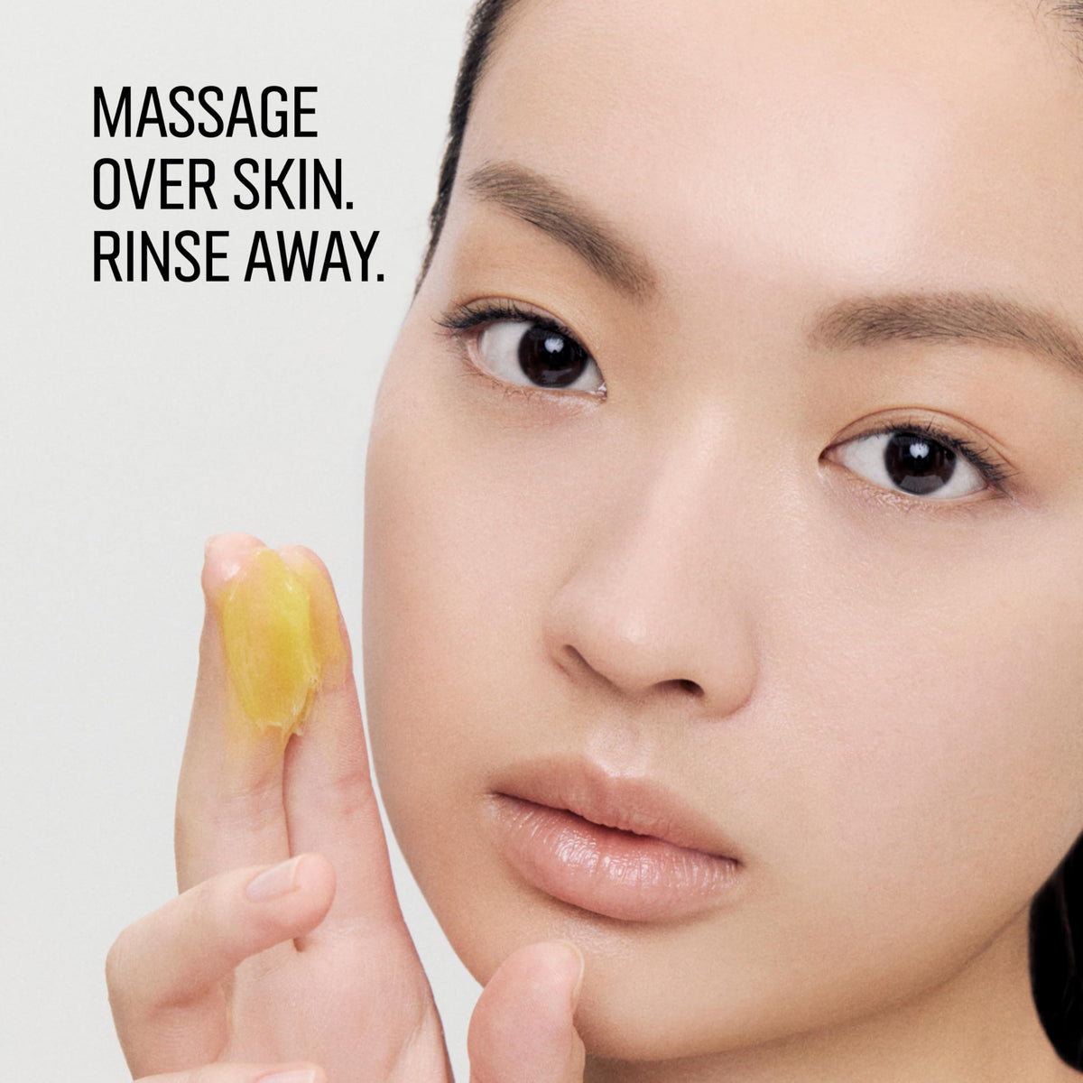 Bobbi Brown Extra Cleansing Balm texture during application for cleansing.