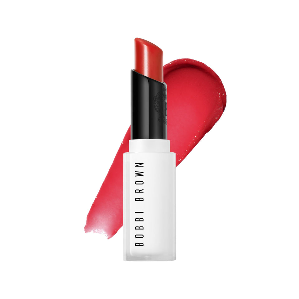 Bobbi Brown Extra Lip Tint balm bottle showing hydrating oils for instant moisture.