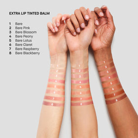 Bobbi Brown Extra Lip Tint on lips demonstrates versatile use for day-to-night looks.