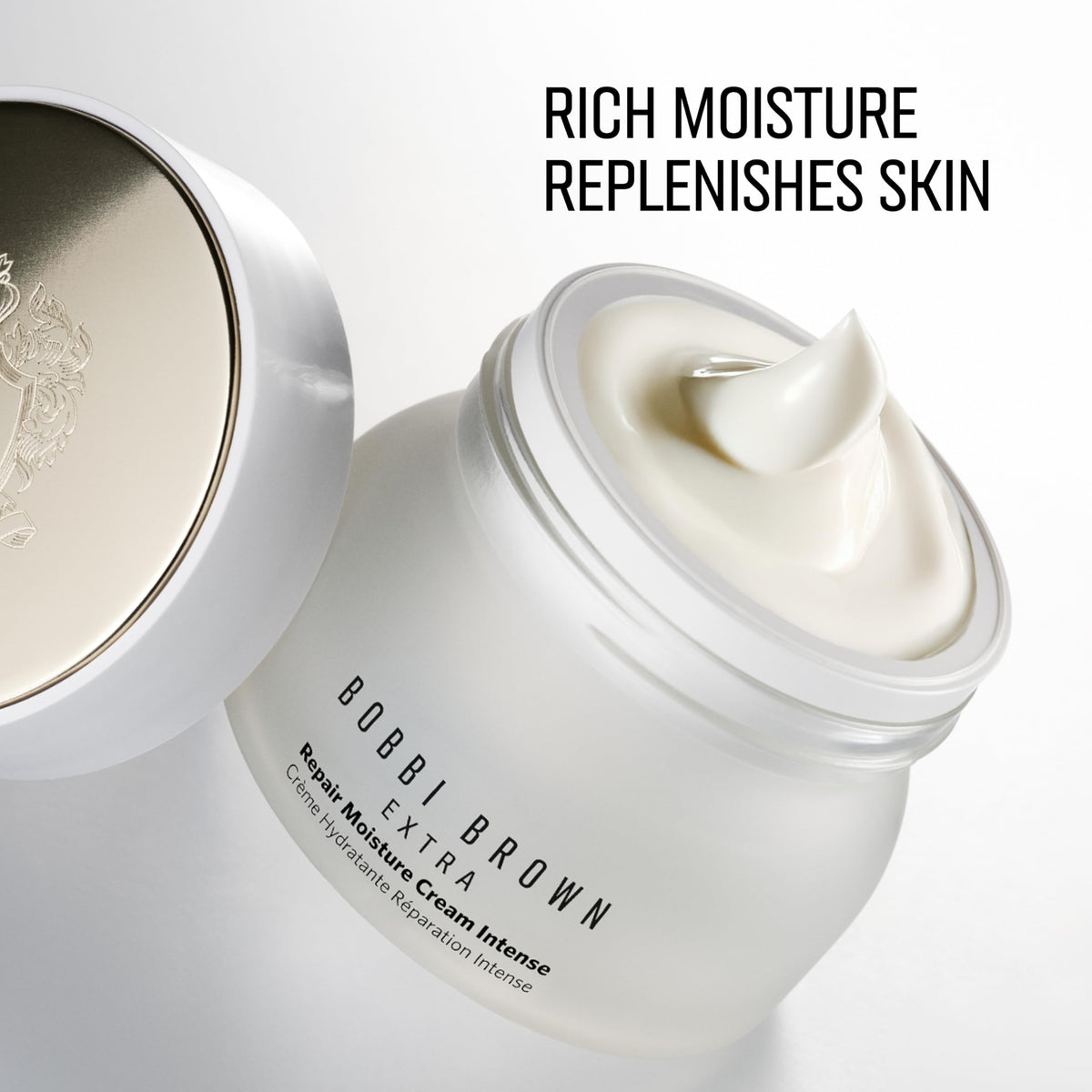 Bobbi Brown Extra Repair Moisture Cream Intense refill packaging demonstrates sustainable skincare
