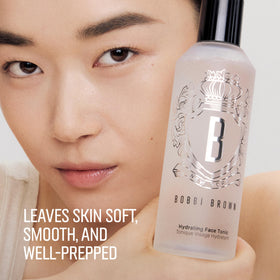 Bobbi Brown Hydrating Face Tonic ingredients with cucumber and aloe for hydration.