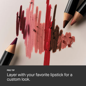 Bobbi Brown Lip Pencil shown with gloss layering for a high-shine look.