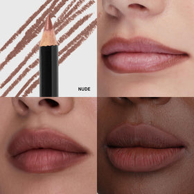 Bobbi Brown Lip Pencil tip demonstrates precise definition for sculpted lips.