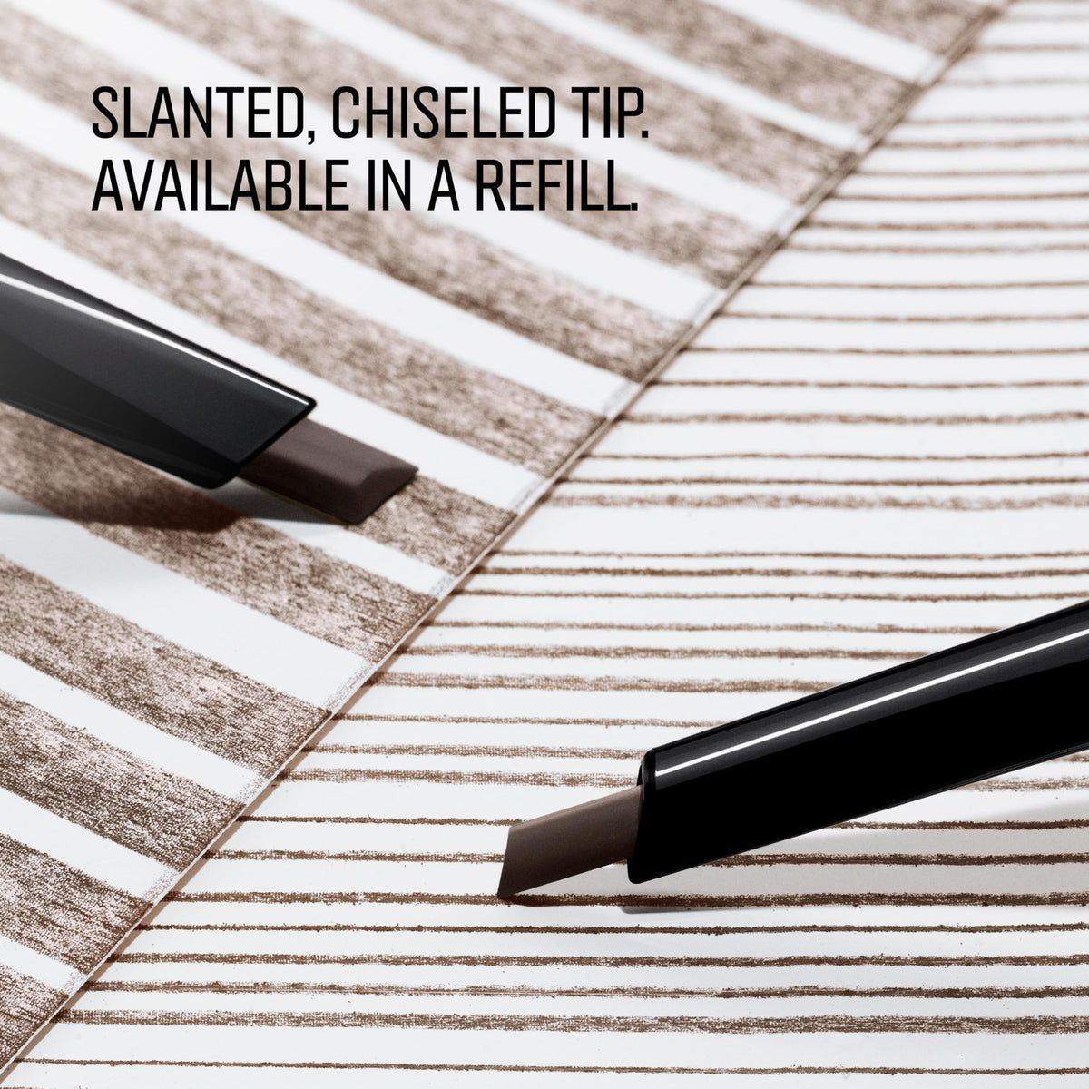 Bobbi Brown Long-Wear Brow Pencil Refill spoolie blending for natural look.