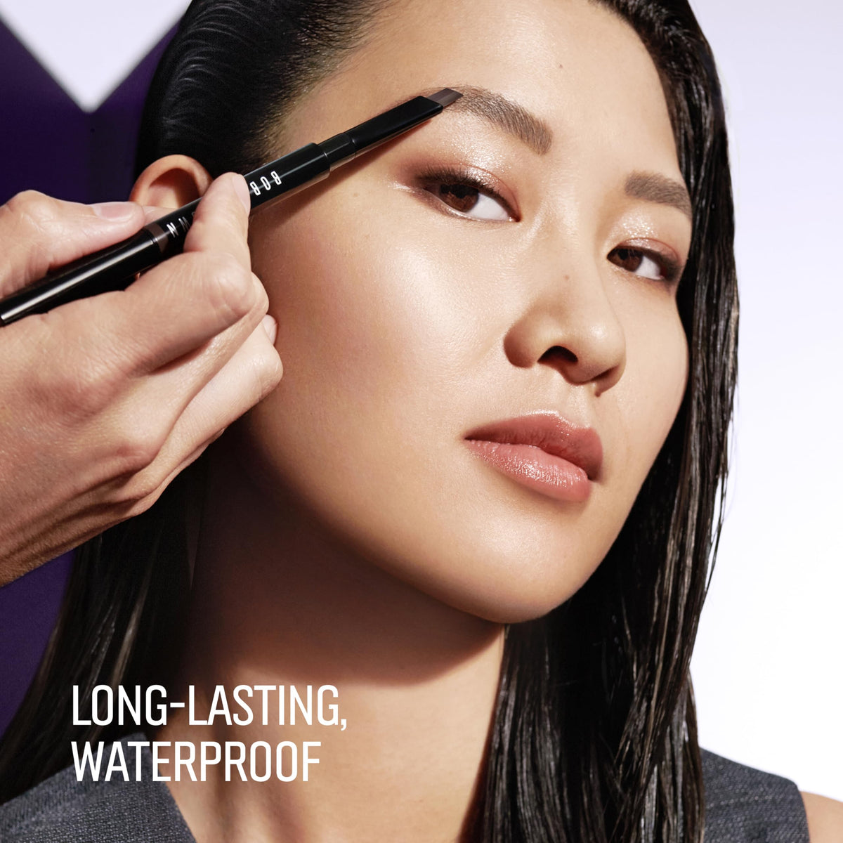 Bobbi Brown Long-Wear Brow Pencil Refill tip close-up for precise shaping.