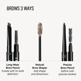 Bobbi Brown Long-Wear Brow Pencil Refill two-shade technique for natural brows.