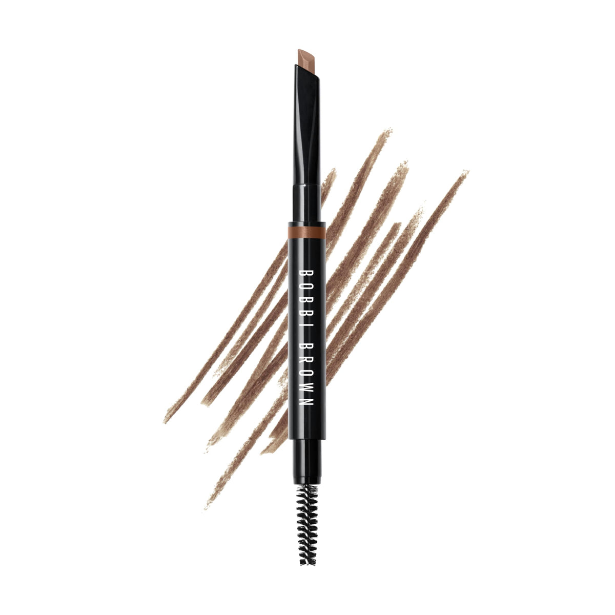Bobbi Brown Long-Wear Brow Pencil with slanted tip for precise shaping