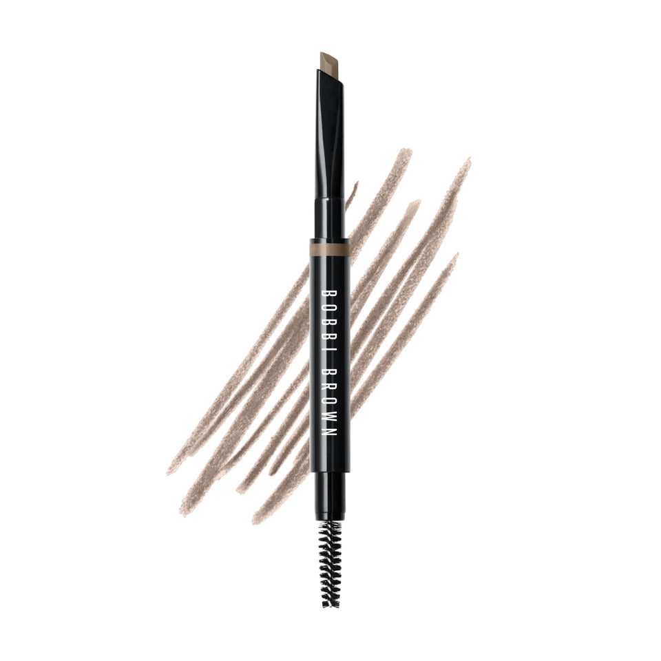 Bobbi Brown Long-Wear Brow Pencil with slanted tip for precise brow shaping.