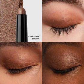 Bobbi Brown matte finish Long-Wear Cream Shadow Stick primes lids for steady color.