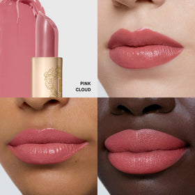 Bobbi Brown Luxe Lipstick swatch Rose Petal illustrating neutral tone for all skin tones