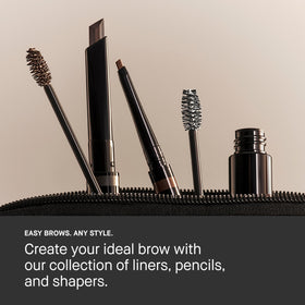 Bobbi Brown Natural Brow Shaper packaging highlights easy on-the-go touch-ups.