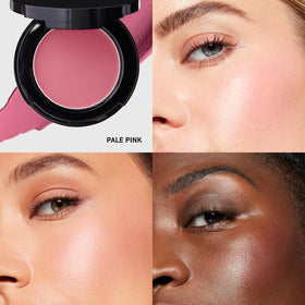 Bobbi Brown Pot Rouge on cheeks for a natural, dewy glow.