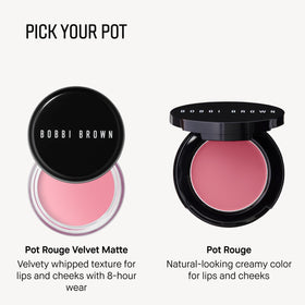 Compact with mirror for quick, portable touch-ups.