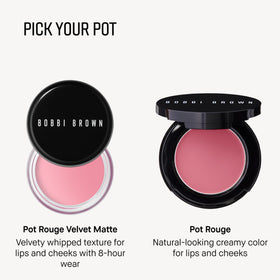 Bobbi Brown Pot Rouge offers nine shade options for mood matching.