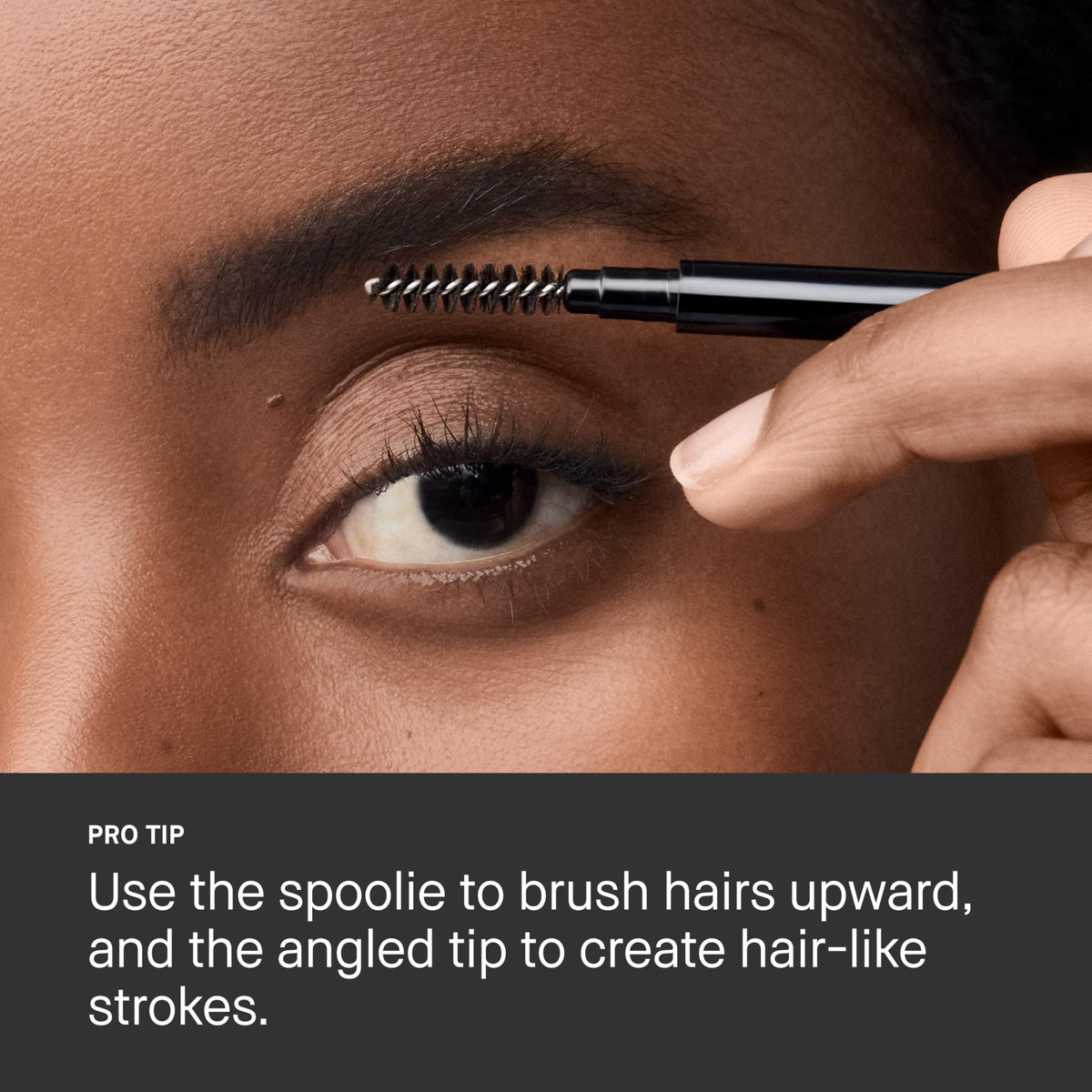 Bobbi Brown Precise Brow Pencil demonstrating 24-hour wear and fade resistance.