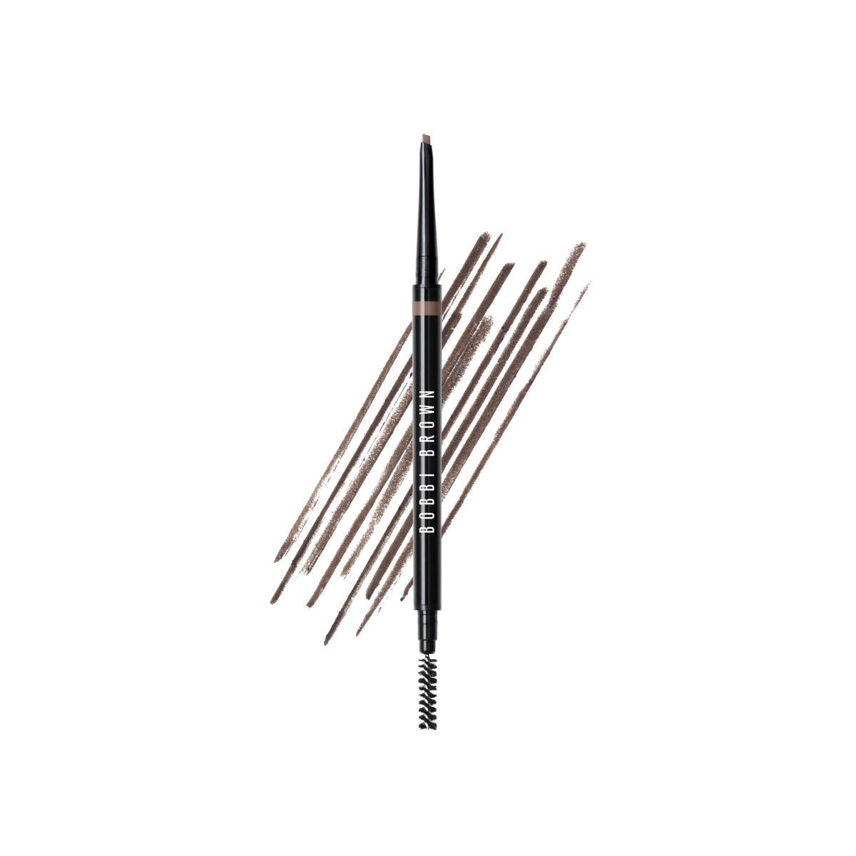Bobbi Brown Precise Brow Pencil micro-point tip creates hair-like strokes for natural brows.
