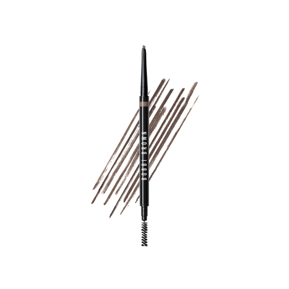 Bobbi Brown Precise Brow Pencil micro-point tip creates hair-like strokes for natural brows.